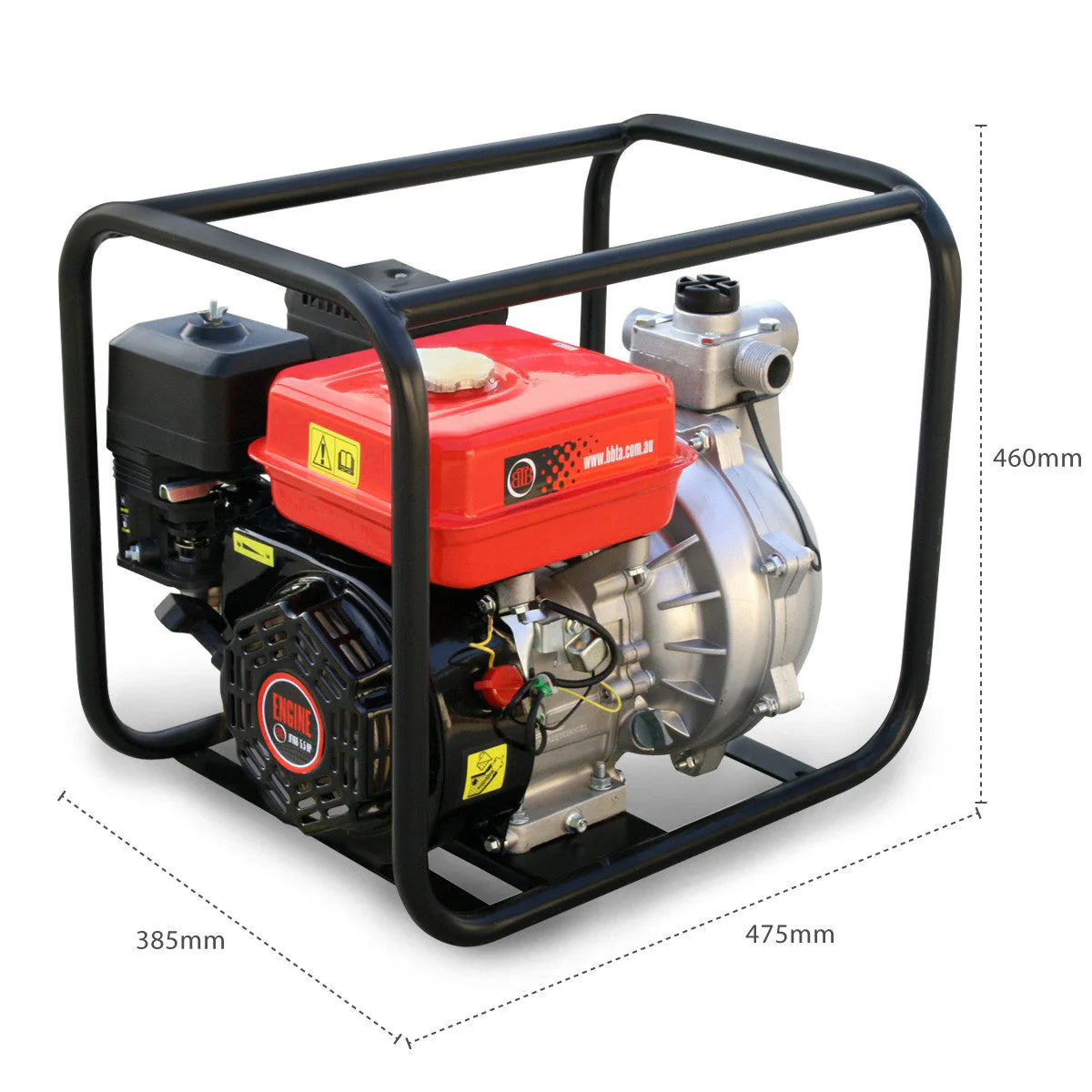 BBT 1.5"  High Pressure Twin Impeller Fire Water Pump - Briggs & Stratton XR950 - Image 11