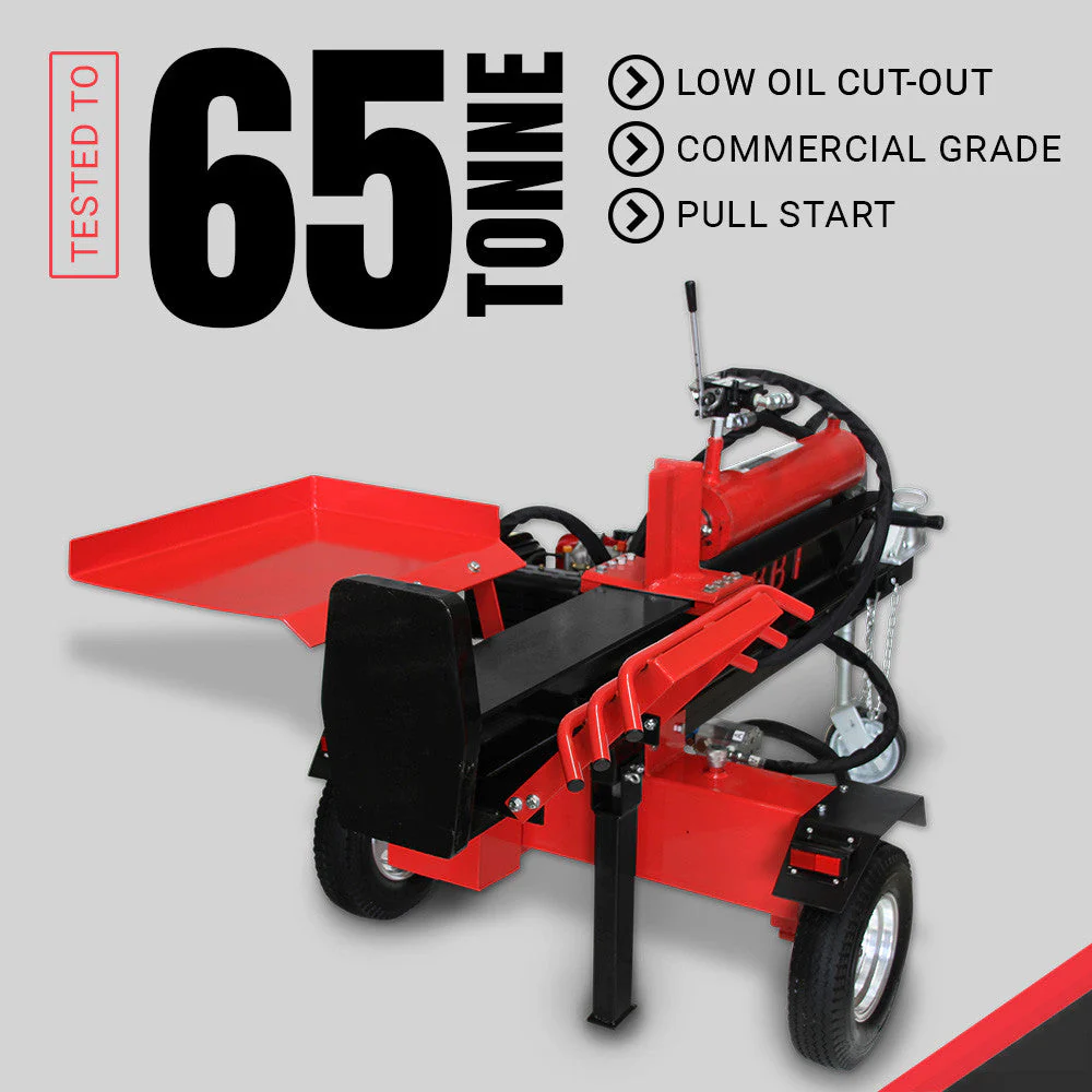 BBT 40/65 Ton Hydraulic Wood Log Splitter - 9HP Petrol - 2-Year Warranty - Image 9
