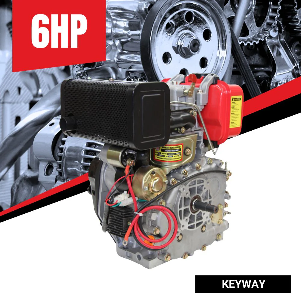 BBT 6HP Bare Diesel Engine Electric Start (keyway)