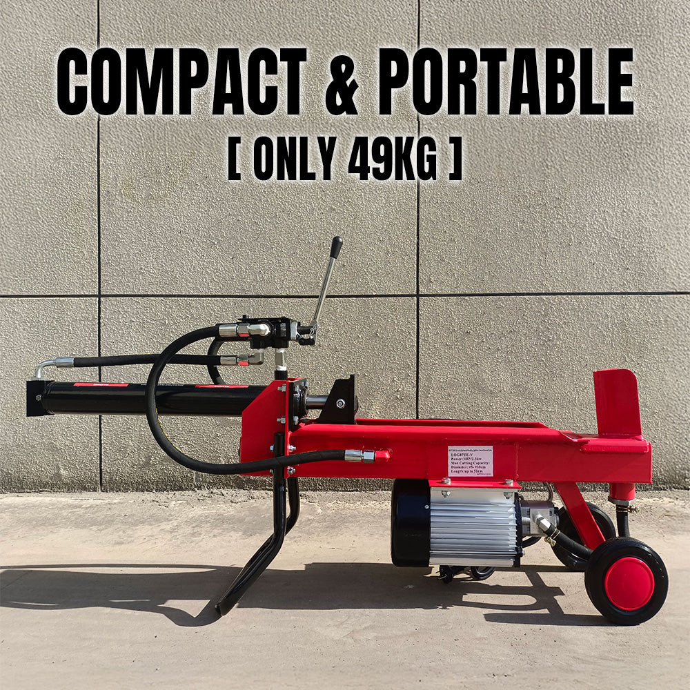 BBT 7/10T Electric Hydraulic Wood Log Splitter - Smart-Return Control Valve - Image 5