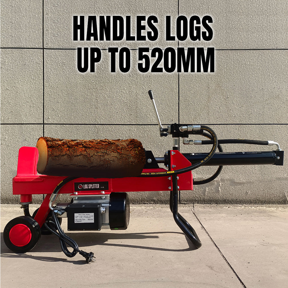 BBT 7/10T Electric Hydraulic Wood Log Splitter - Smart-Return Control Valve - Image 9