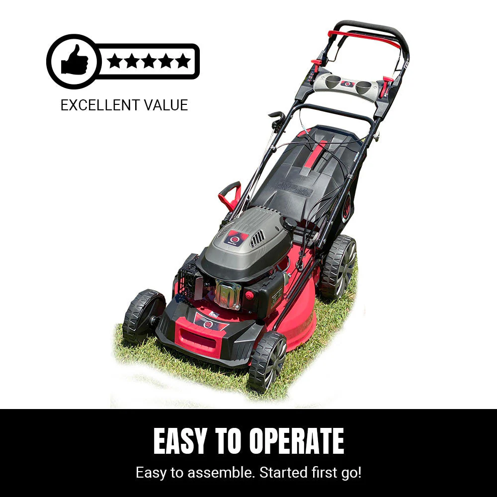 BBT 21" Self Propelled 4 Speed 196cc Petrol Lawn Mower - Image 6