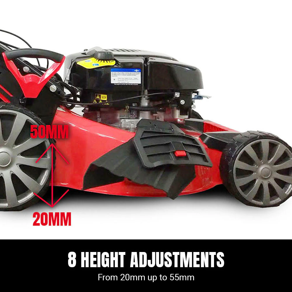 BBT 21" Self Propelled 4 Speed 196cc Petrol Electric Start Lawn Mower - Image 19