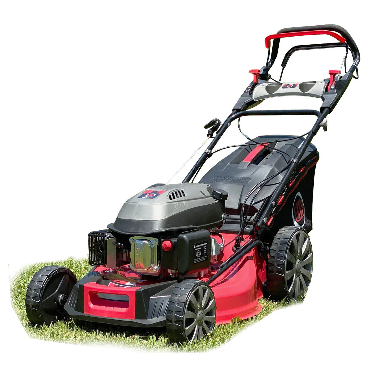 BBT 21" Self Propelled 4 Speed 196cc Petrol Electric Start Lawn Mower - Image 6