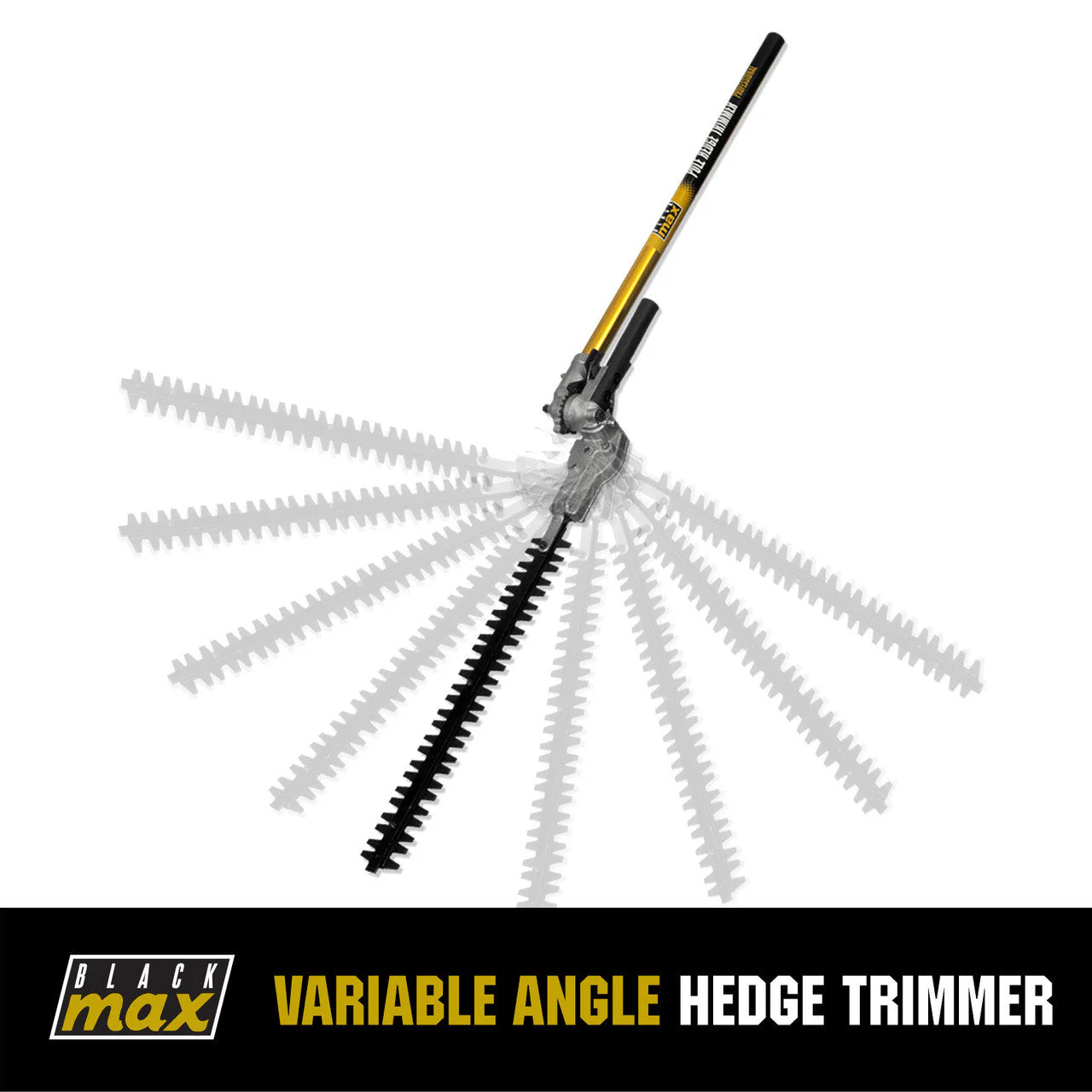 BlackMax 52cc 2-Stroke Heavy-Duty 450mm Extendable Pole Hedge Trimmer - 2-Year Warranty - Image 4