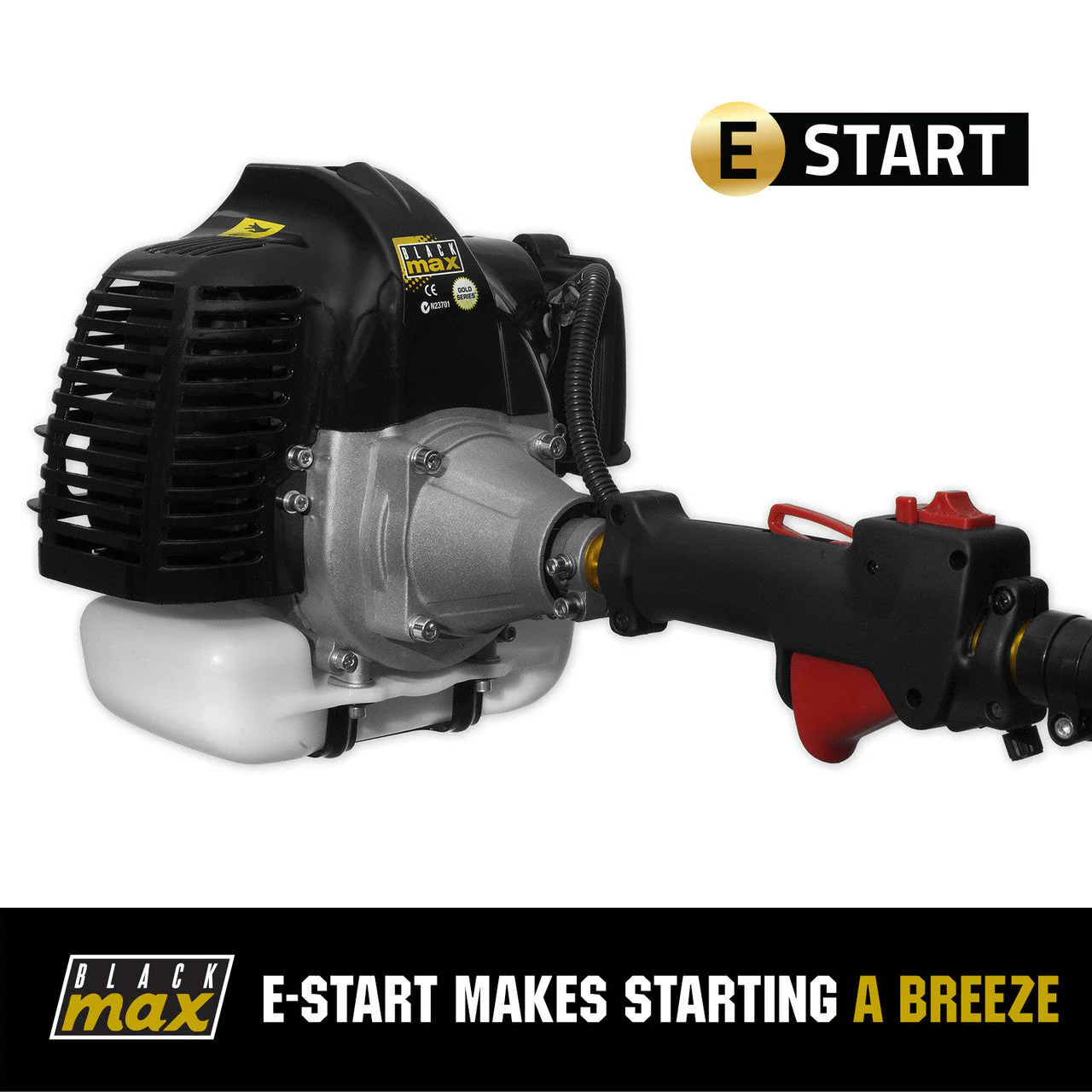 BlackMax 52cc 2-Stroke Heavy-Duty 450mm Extendable Pole Hedge Trimmer - 2-Year Warranty - Image 6
