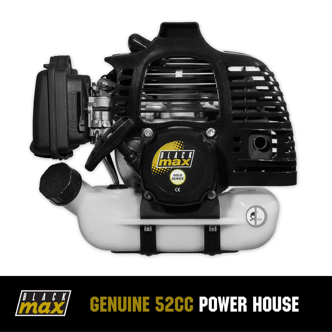 BlackMax 52cc Petrol 2 Stroke Heavy Duty 10" Oregon Pole Chainsaw - 2-Year Warranty - Image 3