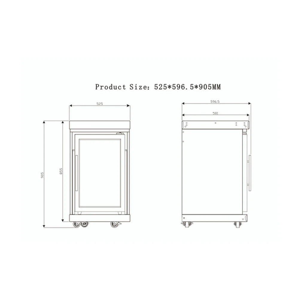 BULL BBQ Single Fridge Cooler Module – #304SS Black Edition - Image 12