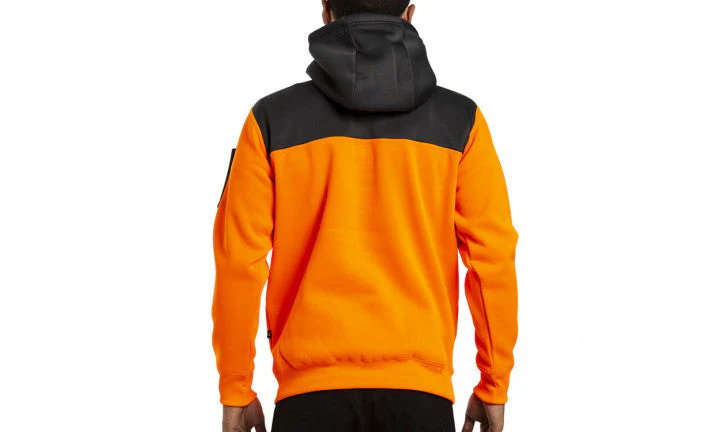 CAT Hi Vis Hoodie - Orange/Grey - XL Size only - Image 4