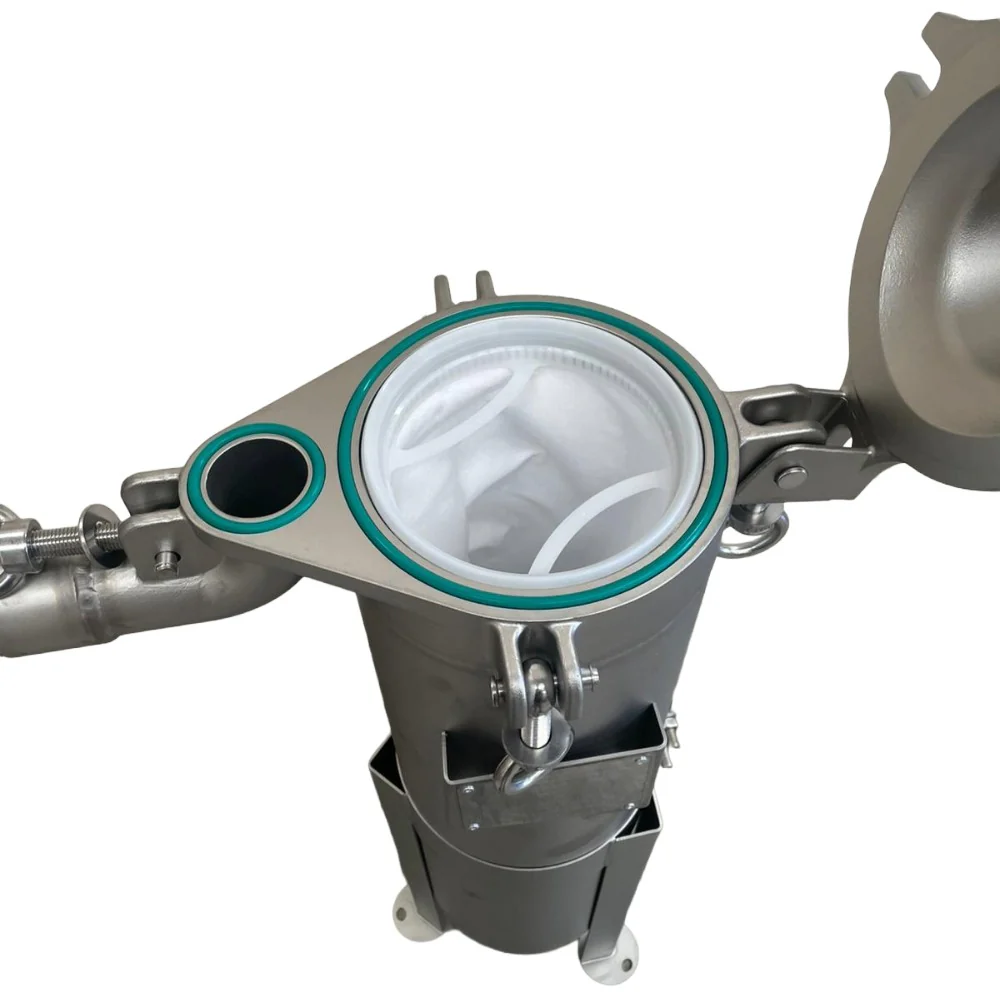 Stainless Steel High-Pressure Bag Filter Housing – 2# Single Bag (SS316) with Pressure Reduction Valve - Image 5