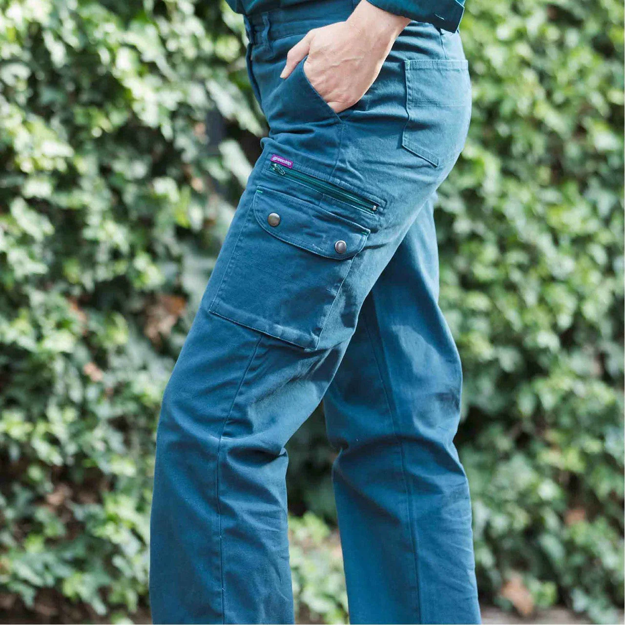 Green Hip - Pants Give Cargo 'Every Bron, Vick and Sally' (Black) - Women's Workwear - Image 8