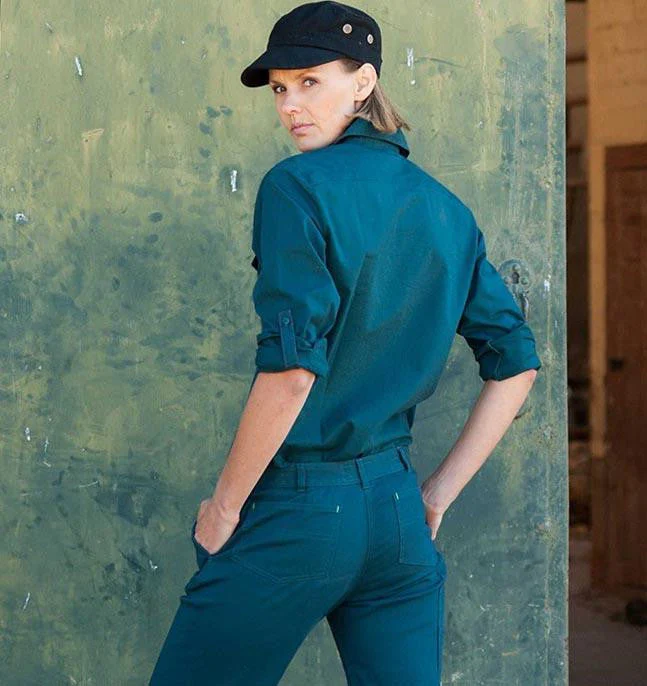 Green Hip - Pants Original 'Gardener Gal' (Navy Blue)  - Women's Workwear - Image 3