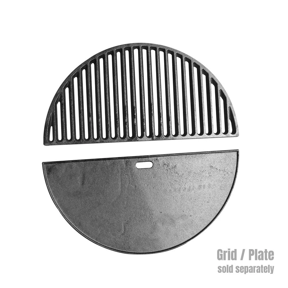 Half Moon Cast iron grid for Kamado 21" - Image 2