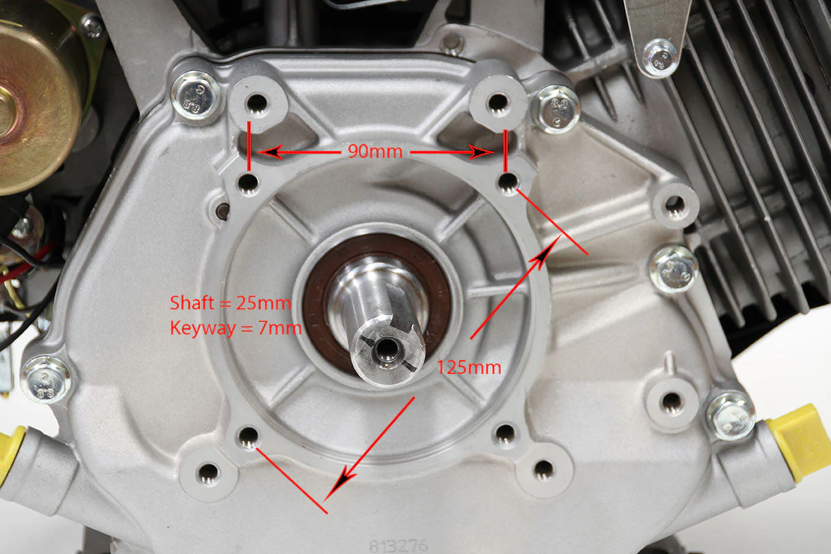 JD 15HP Electric Start Commercial 4 Stroke Petrol Engine - Image 3