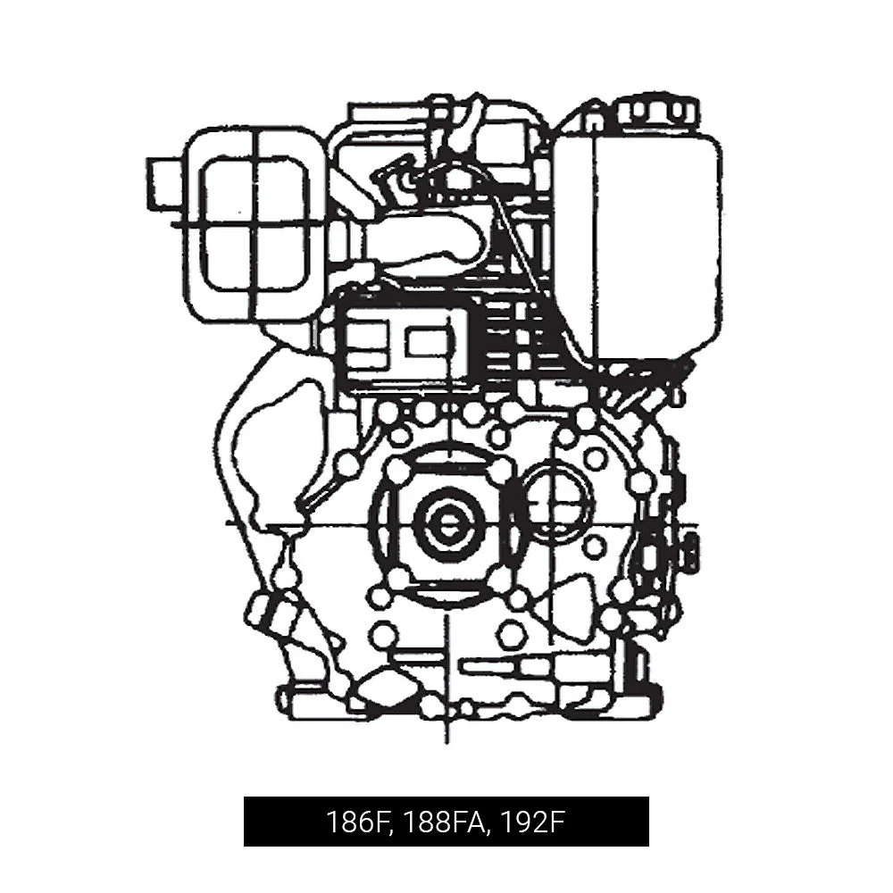 Koop 192 12hp Diesel Electric Start Engine Keyway - Image 3