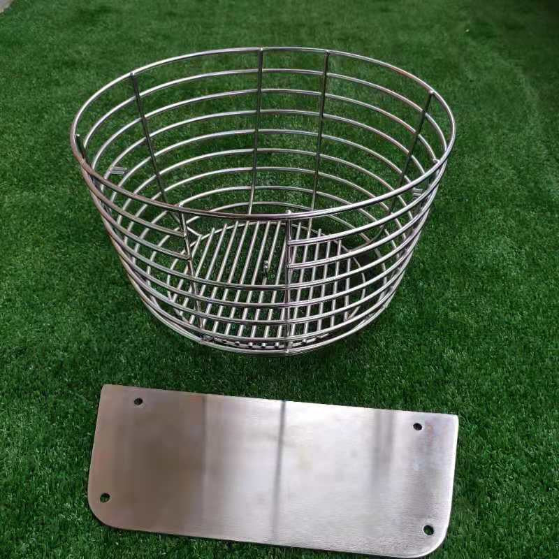 Stainless Steel Charcoal Basket with Stand Fit for Kamado 26" - Image 2