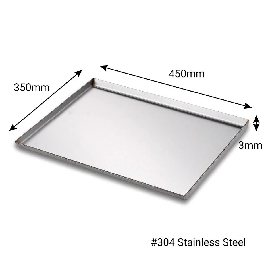 Stainless Steel  Hot Plate For Large 6 Burner and 8 Burner (to replace hot plate) (450mm x 350mm) - #304SS - Image 2